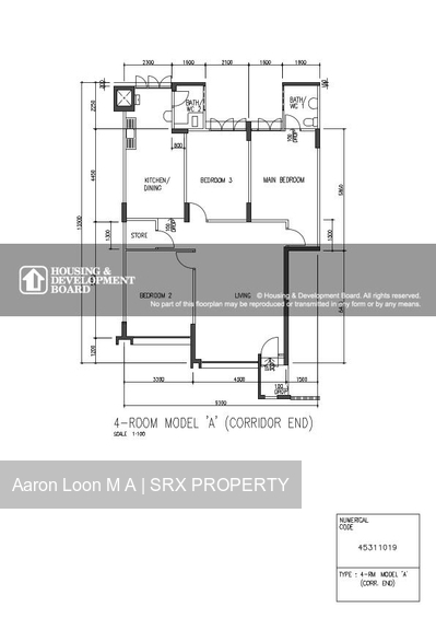 Blk 263 Tampines Street 21 (Tampines), HDB 4 Rooms #551347061